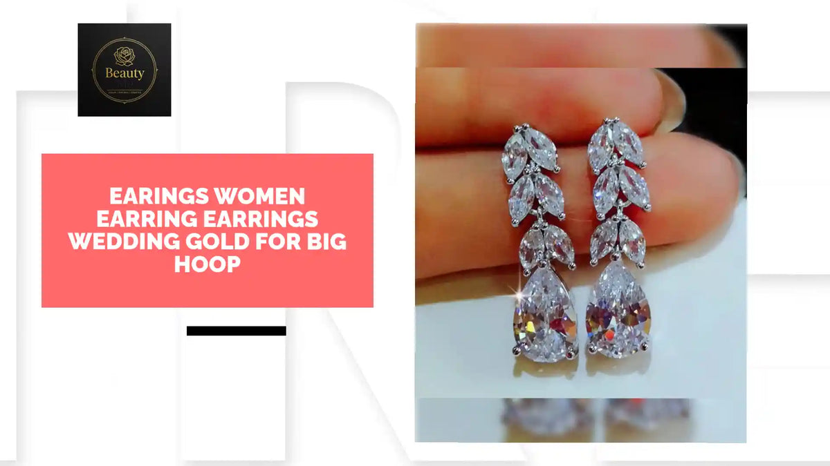 Earings Women Earring Earrings Wedding Gold For Big Hoop by@Outfy